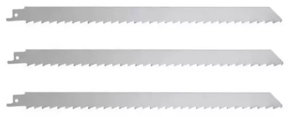 Lame scie sabre 225x19x1;25 4D HCS VIRUTEX Blister 3 pièces – 6531051