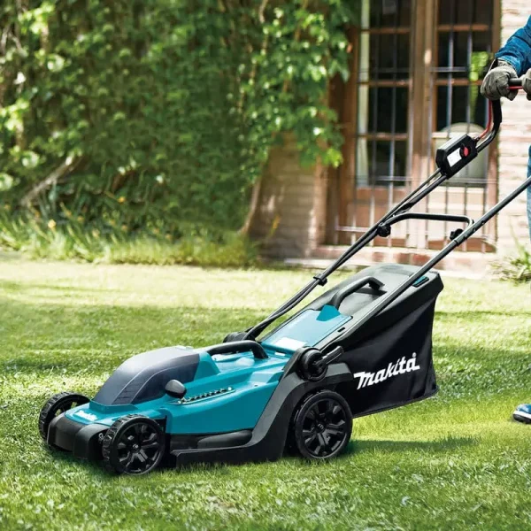 Tondeuse 33 cm 18V – MAKITA – avec 1 batterie 18V 5.0Ah – chargeur – DLM330RT